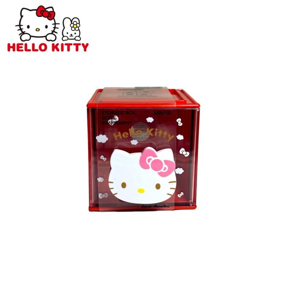 Sanrio Hello Kitty Stacking Mini Chest Face Design Series Desk Storage - Picture 1 of 7